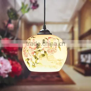 Jingdezhen Pastel Ceiling Pendant Light Designer Restaurant Lighting thumbnail-3