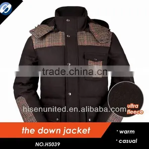 Brown Down Jacket for Men thumbnail-1