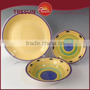 Colorful/beautifual Round Shape High Quality Handpainted 18pcs Dinnerset/dinner Ware/tableware thumbnail-4