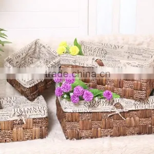 Outdoor Papyrus Hand Woven Basket thumbnail-1