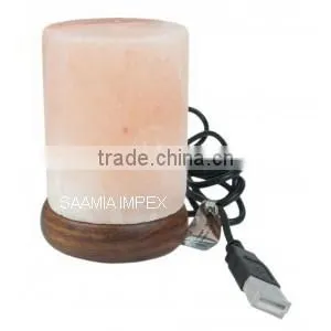 Amazing Himalayan USB Salt Lamp Cylinder thumbnail-1