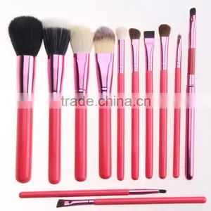 Professional Makeup Brush Set 12 Pcs Kit Leather Cup Holder Case Kit thumbnail-1