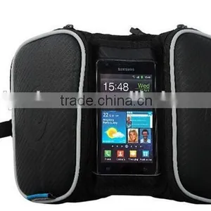 New Design Bicycle Frame Bag/Fashion Black Phone Bag / thumbnail-1