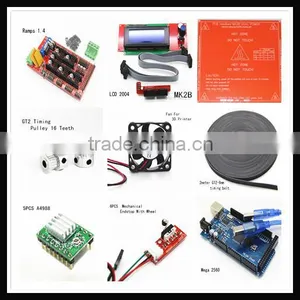 New Business Ramps 1.4+Mega 2560 + Heatbed Mk2b+2004 LCD Controller+5Pcs A4988 Driver+6Pcs Endstops+Fan For 3D Printer thumbnail-1