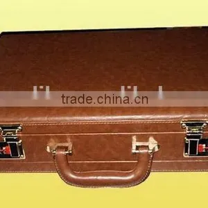 Design Hot Selling pu Leather Suitcase Trolley Bag thumbnail-1