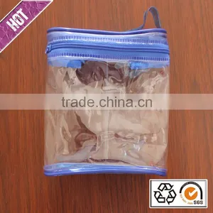 Customized Logo Portable Cosmetic PVC Bag Hot Sale Cosmetic PVC Zipper Pouch thumbnail-1