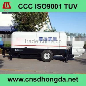 Trailer-mounted Concrete Pump HBT90S1821-200 With CCC/ISO9001/TUV Certificate on Sale thumbnail-1