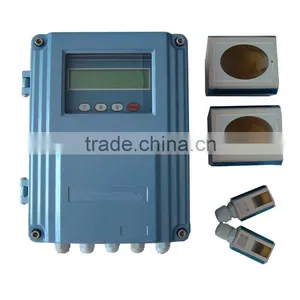 Fixed Clamp on Ultrasonic Flow Meter Transmitter Water Flow Meter thumbnail-1
