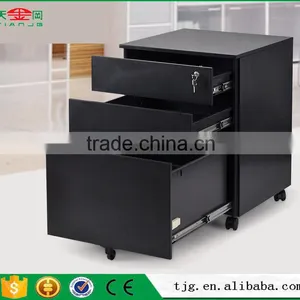 TJG Taiwan Large Storage 3 Drawer Filing Cabinet Movable And Drawer Pulls thumbnail-1