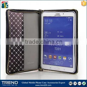 Market Online Zipper Leather Case for Galaxy Tab 4 thumbnail-4