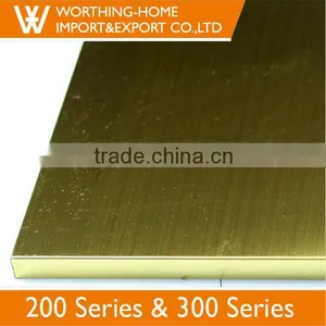 Decorative Hairline Finish Stainless Steel Sheet for Wall,home,hotel Decorations thumbnail-3