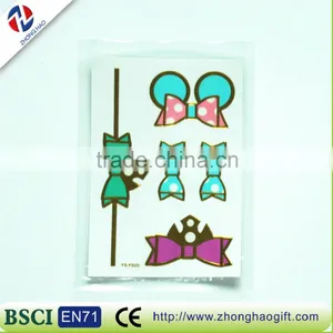 New Arrived Fancy Safe Quality Wholesale Cute Elegant Decorative Craft Hair Sticker for Kids thumbnail-1