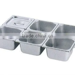 1/6 American Stainless Steel Gastronom Pans thumbnail-1