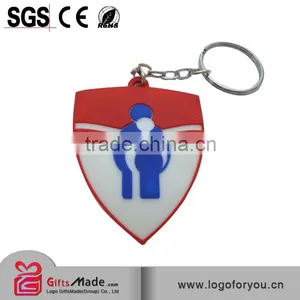 Fashional Wholesale Custom Silicone Rubber Keychain /keyring thumbnail-4