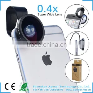 0.4x Super Wide Angle Lens Camera Zoom Fish Eye Lens for Mobile Phone Lens thumbnail-1