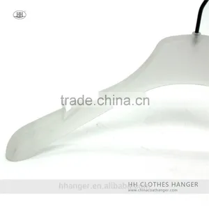 HH White Round Shoulder 17" Adult Man Woman Top Jacket Cloth Plastic Hangers thumbnail-4