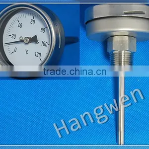 Back All SS (SS304) Industrial Bimetal Thermometer thumbnail-1