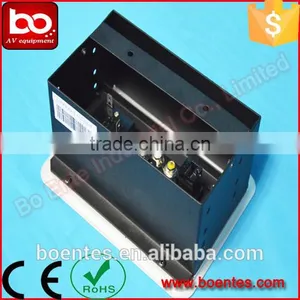Desktop Mount Flip Up Power Socket Box/Floor Cover Manual Flip Up Socket Cubby thumbnail-4