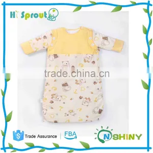 Comfortable and Good Quality 100% Cotton Baby Sleeping Bag With 4 Colors thumbnail-1