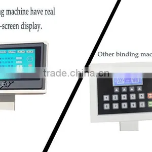 60F A3 High Speed Semi Auto A3 Perfect Hot Glue Book Binder Binding Machine thumbnail-6
