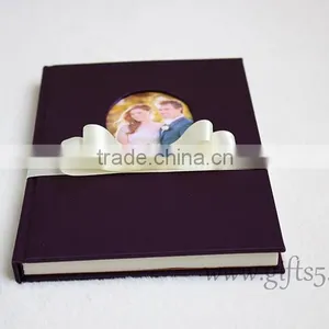 Purple Wedding Guest Book in Handmade thumbnail-1
