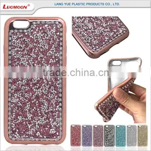 Full Diamond High Light Plating Tpu Back Cover Case for Htc Desire 728 828 626g 509D/506E/500 620/820 MINI/D820MU thumbnail-1