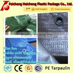 Hot Sale Waterproof Blue Tarps Heavy Duty Tent Cover Poly Tarps PE Tarpaulin thumbnail-1