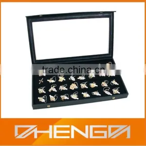 High Quality Customized Made in China Wood Cufflink Gift Box thumbnail-6
