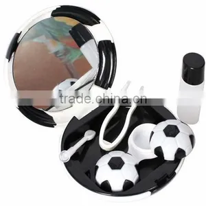 A-8062 Football Black Contact Lens Case thumbnail-2