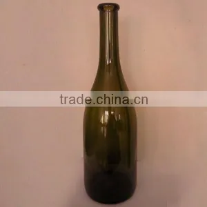High Quality Antique Green Glass Bottles Wholesale thumbnail-1