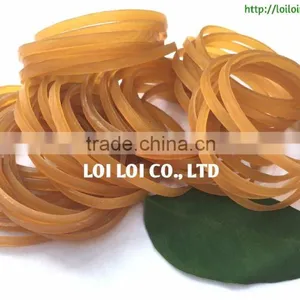 4cm Brown Natural Elastic Rubber Band / Promotional Customized Latex Rubber Band for Packaging and Vegetable thumbnail-4