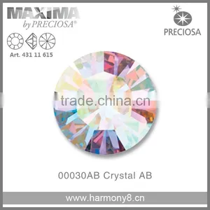 Original PRECIOSA MC Chaton Maxima, Crystal AB Point Back Rhinetsone thumbnail-1