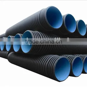 Environmental HDPE Corrugated Drain Piping DWC Pipe for Drainage System thumbnail-2