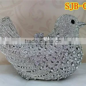 Lovely Ladies Crystal Handbag With Rhinestone in a Bird Pattern for Party Evening Five Sryle for Choice thumbnail-2