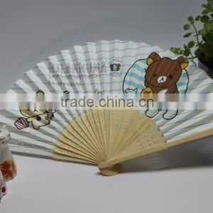 Lovely Theme Bamboo Paper Craft Hand Fan thumbnail-2