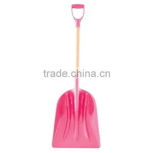 Plastic Red Plastic Snow Shovel thumbnail-1
