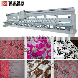 Laser Bridge Embroidery Machine for Applique Fabrics thumbnail-1