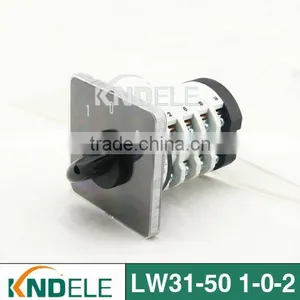 Electrical Rotary Switches Cam Switch Change Over Switch LW31-50 1-0-2 thumbnail-1