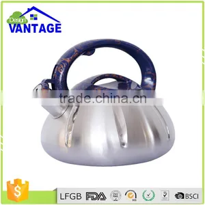 Durable Non-electric Stainless Steel Whistling Tea Kettle Pour Over Induction Coffee Kettle thumbnail-1