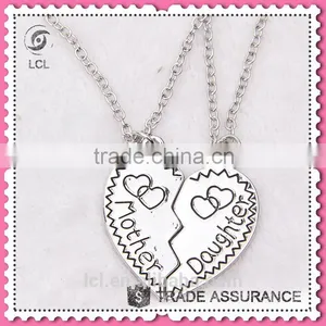 Mother and Daughter Broken Heart Necklace, Hot Sale Broken Heart Chain Necklace thumbnail-2