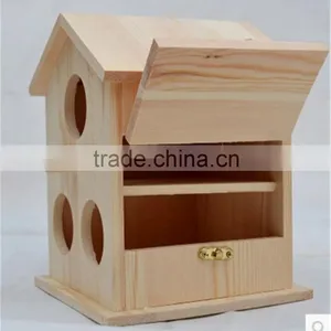 Wooden Bird House/ Wooden Bird Cage/Pet House thumbnail-4