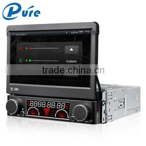 7 Inch Singel Din GPS Radio Player LCD HD Car DVD Player With AUX/Bluetooth/GPS thumbnail-1