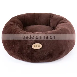Round Shape Cat Bed /cat House Manufacturer/fleece Dog Bed thumbnail-2