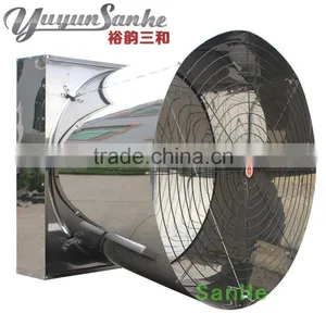 Poultry Farm Stainless Steel Butterfly Type Cone Exhaust Fan With CE Certificate thumbnail-1