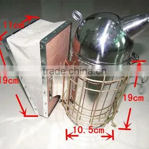 Apiary Equipments With Heat Shield Stainless Steel European Bee Smoker thumbnail-6