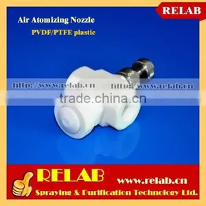 RELAB High Quality PVDF PTFE Acid and Alkali Resistance Plastic Atomizing Nozzle thumbnail-2