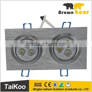 2015 Rectangle Led Recessed Celing Light Double Heads thumbnail-1