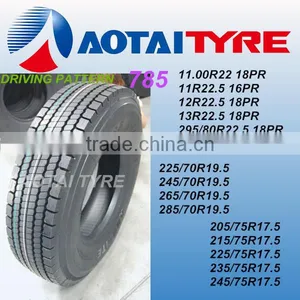 2015 High Quality Cheap Heavy Duty Truck Tires for Sale 245/70r19.5 thumbnail-2