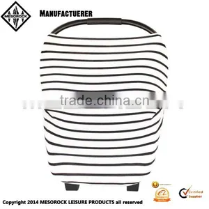 Multi-use Stretchy 3 in 1 Baby Car Seat Canopy Nursing Cover Baby Car Seat Cover thumbnail-3