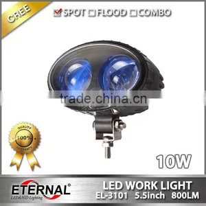5.5in 10W Super Spot Blue Red Forklift Safety Light Industrial Heavy Duty Emergency Equipments Warning Lamp thumbnail-1